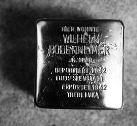 Stolperstein für Wilhelm Bodenheimer