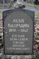 Grabstein Julius Baumann
