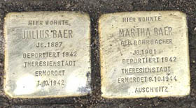 Stolpersteine Baer