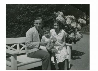 Hermann Glück mit Familie