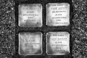 Stolpersteine der Familie Justitz