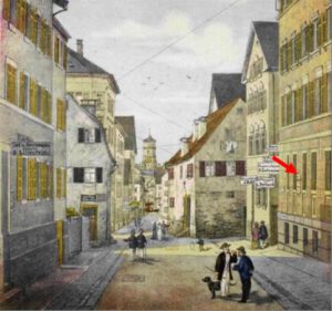 Rosenstr. 35 um 1900