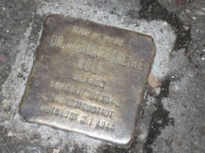 Stolperstein für Dr. Margarethe Wolf