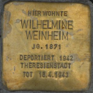 Weinheim Stolperstein 17.09.2012