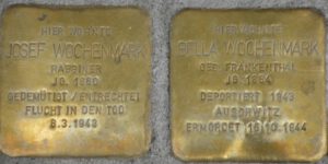 Wochenmark Bella und Joseph Stolpersteine