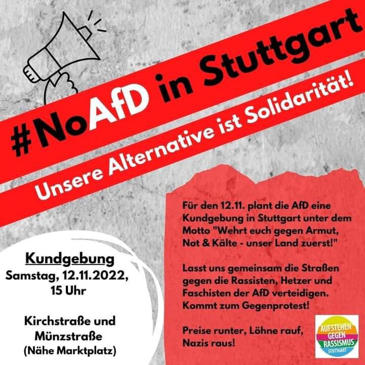 Kundgebung am 11. September in der Lutherstadt Eisleben - AfD
